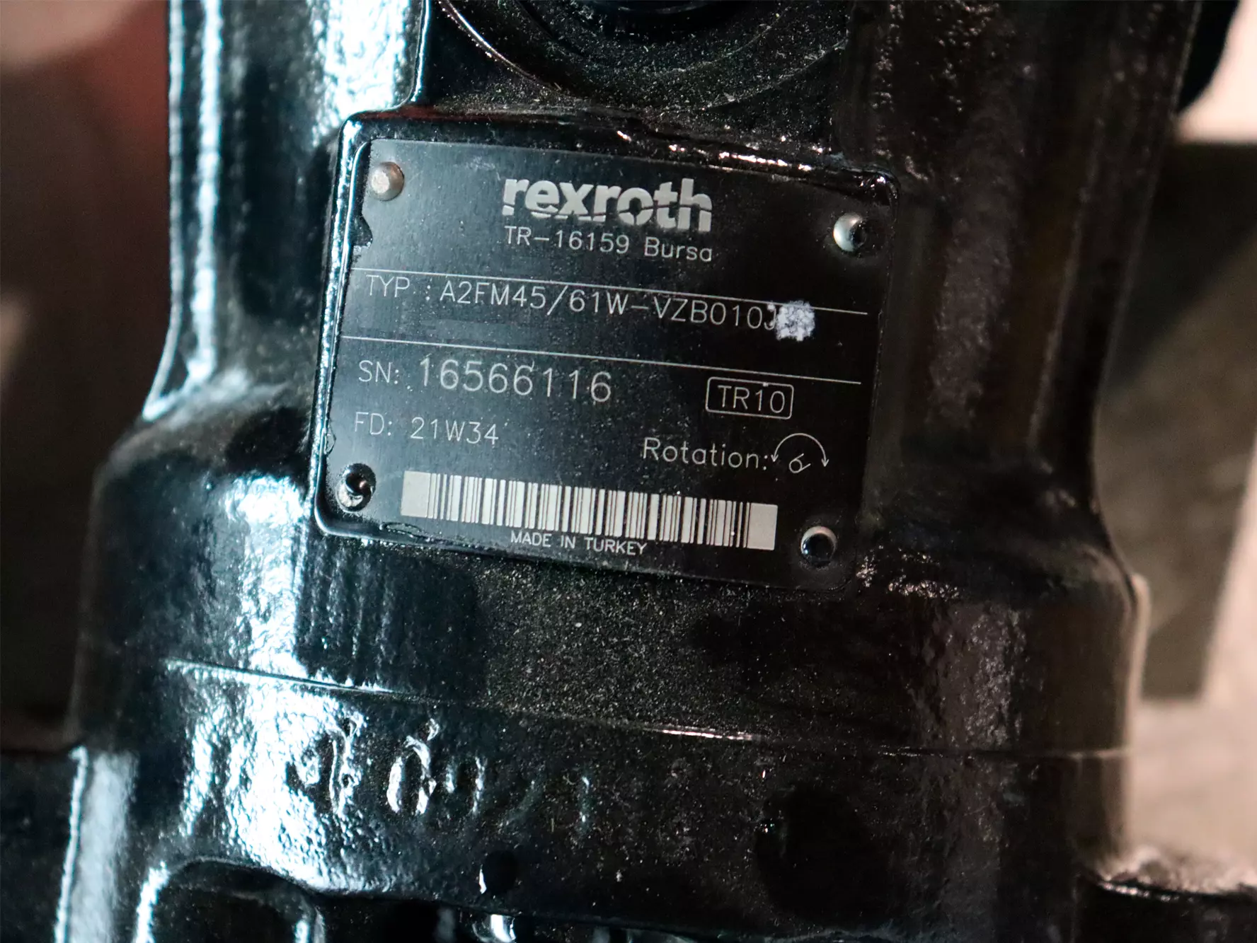 Motore Rexroth A2FM45/61W-VZB010 in vendita - foto 3