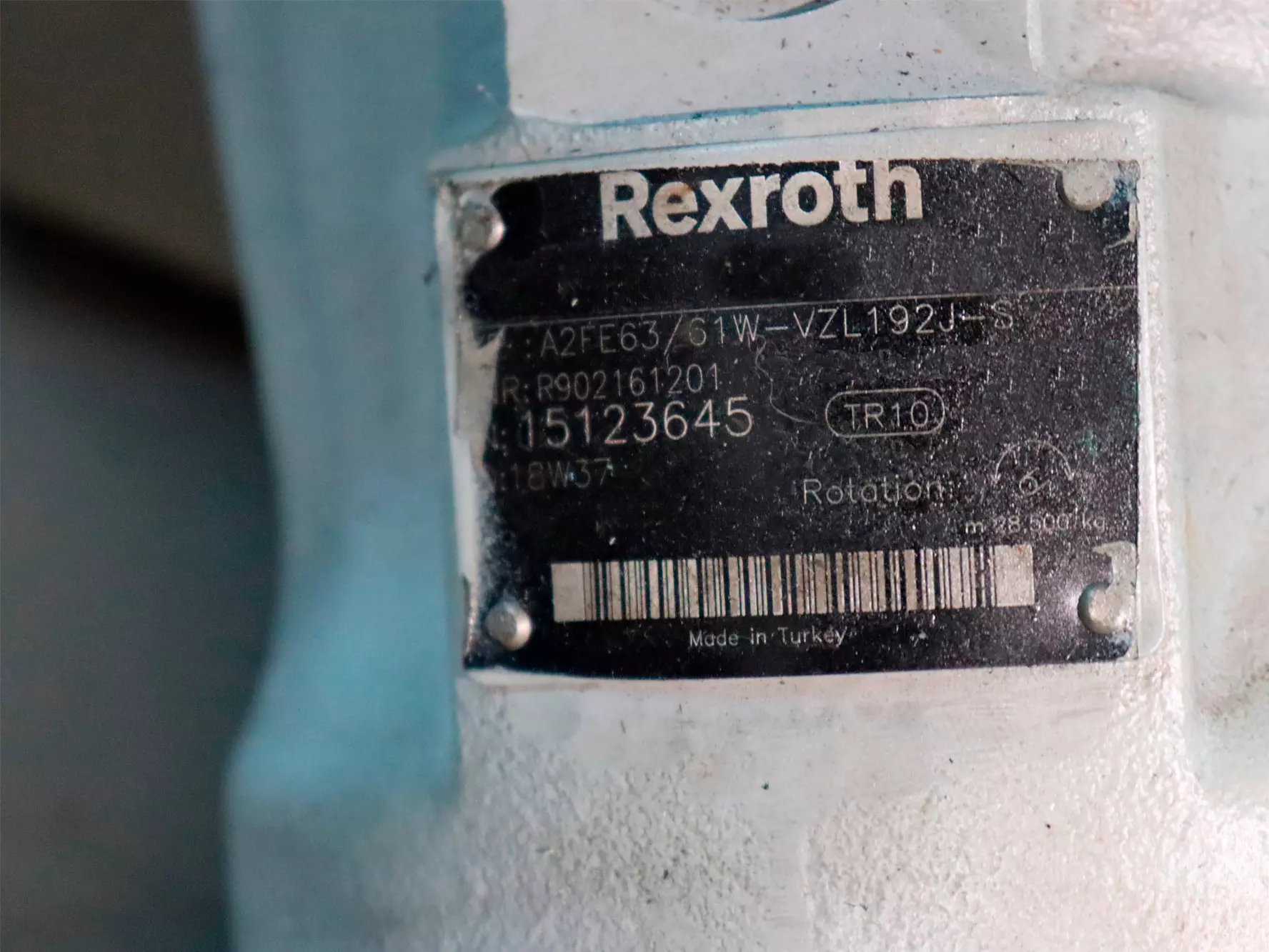 Motore oleodinamico Rexroth A2FE63/61W-VZL100 in vendita - foto 3