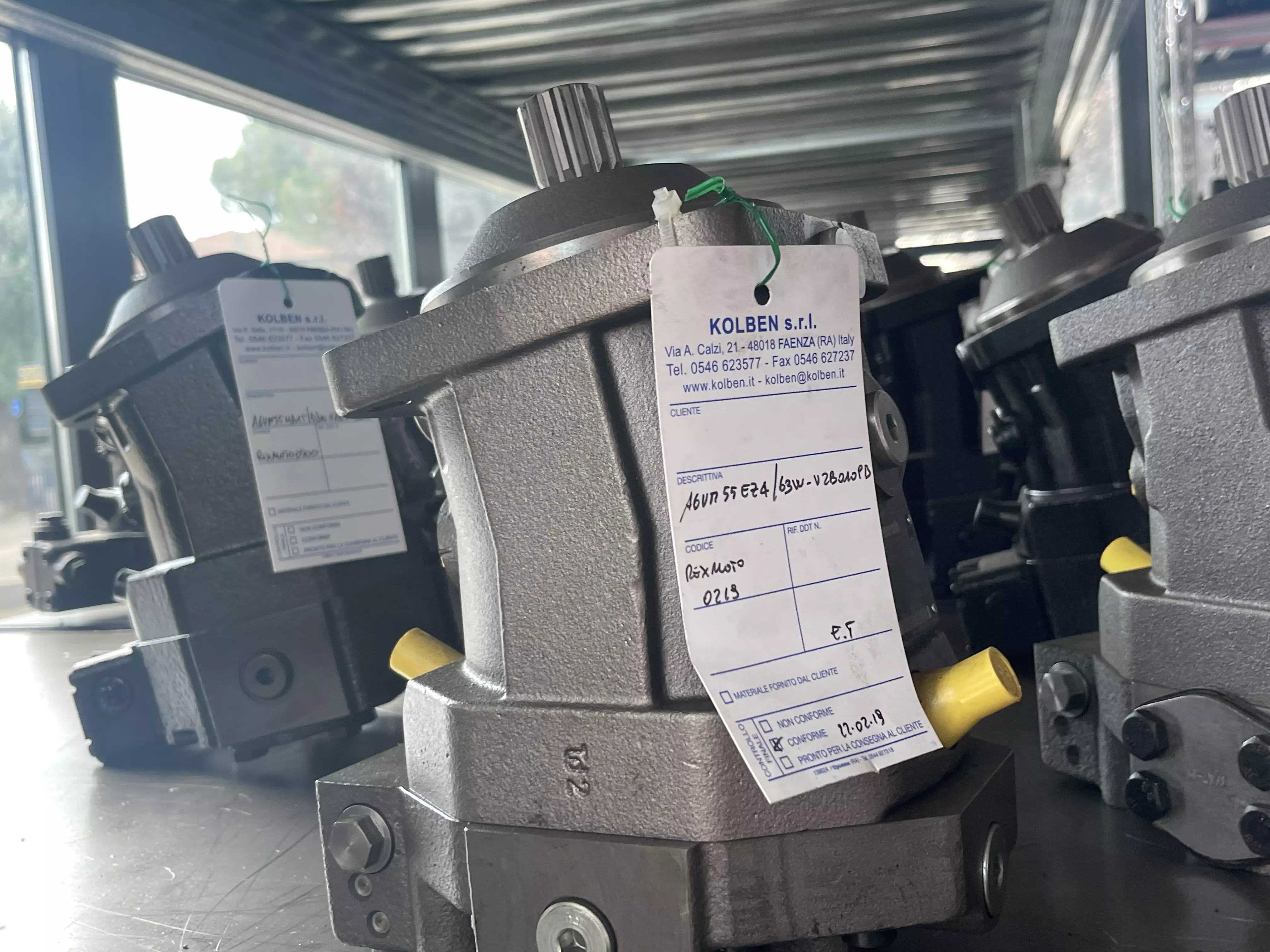 Motore oleodinamico Rexroth A6VM55EZ4/63W-VZB010PB in vendita - foto 1