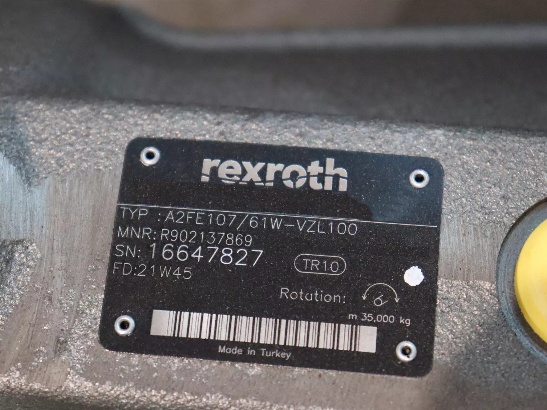 Motore oleodinamico Rexroth A2FE107/61W-VZL100 in vendita - foto 3