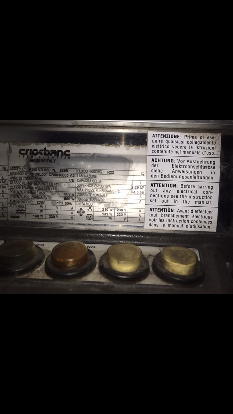 Criosbanc -banco frigo alimentare  in vendita - foto 5