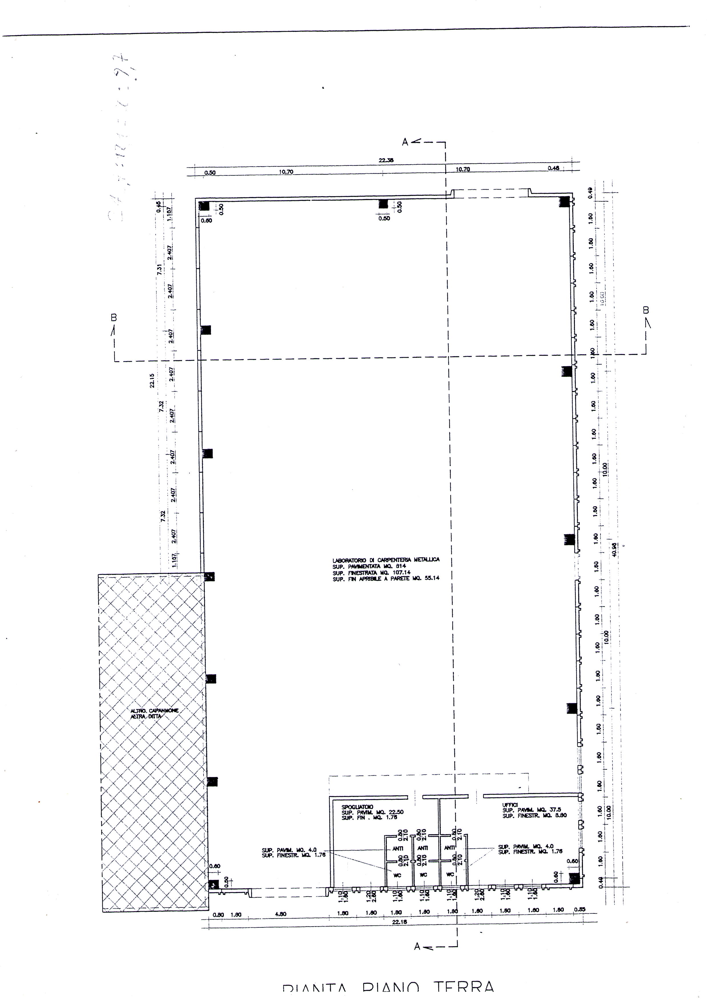 Capannone di 920mq H.7,5mt su area di 1.500mq  in vendita - foto 3