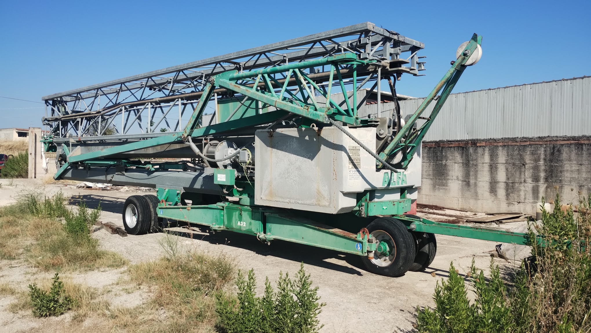gru a torre zincata Alfa A32S in vendita - foto 2