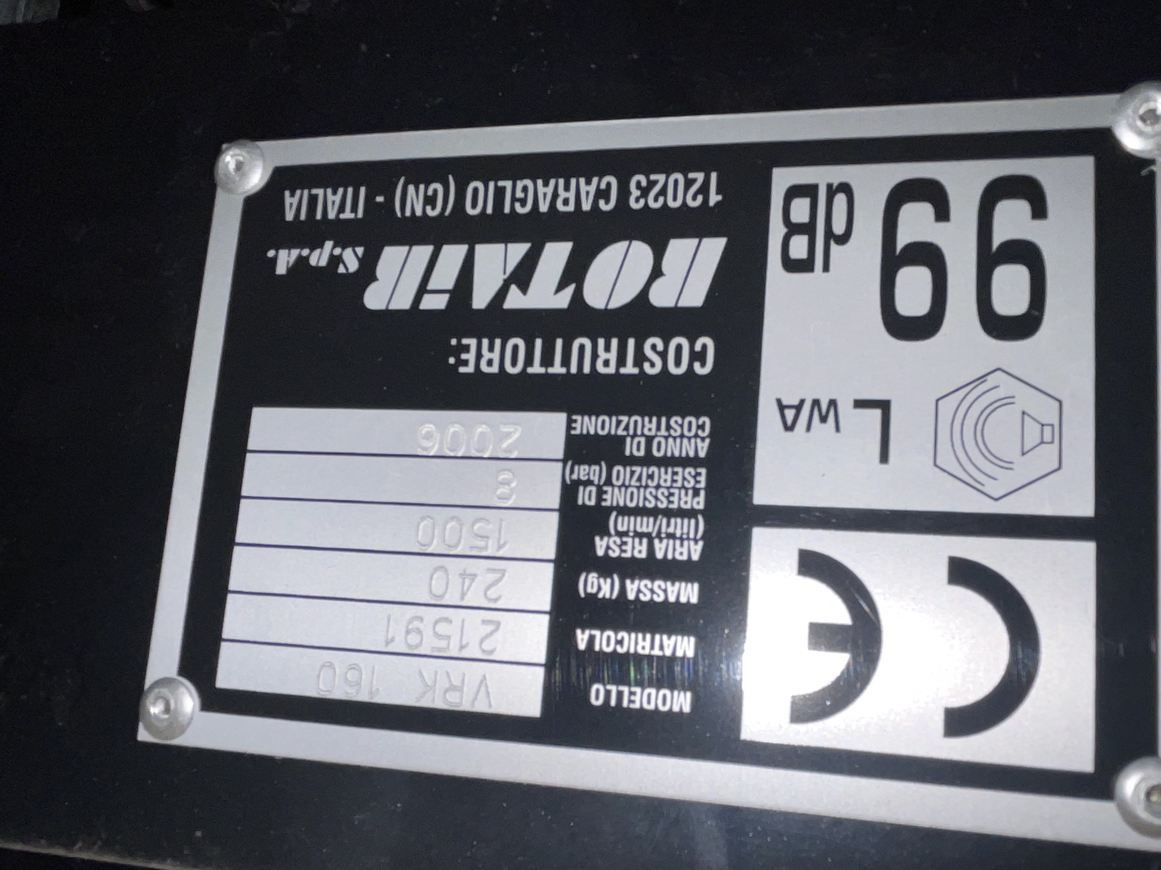Compressore Honda VRK 160  in vendita - foto 5