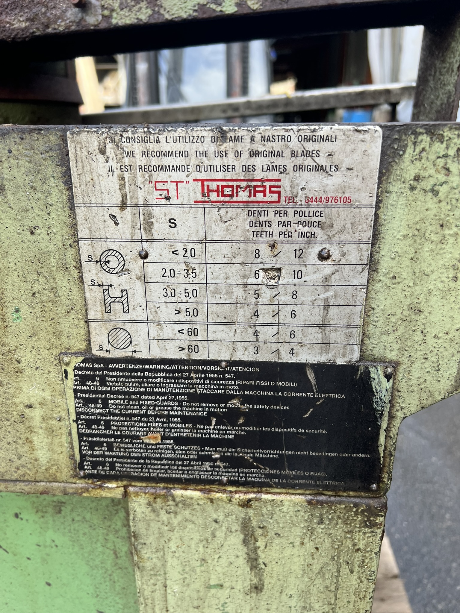 SEGA ANASTRO MANUALE THOMAS 265 in vendita - foto 4