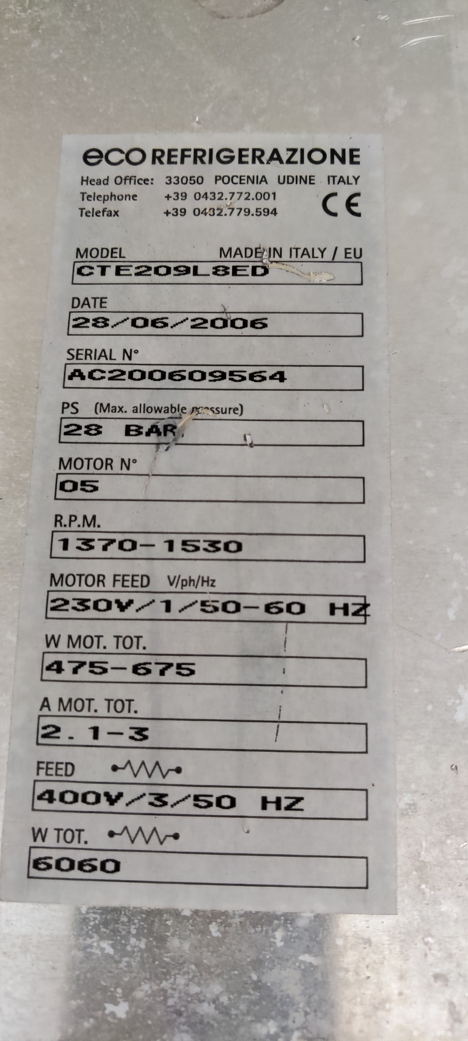Evaporatore LUVATA CTE209L8ED in vendita - foto 3