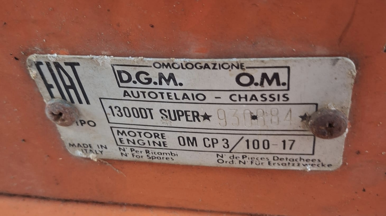 FIAT 1300 SUPER DT in vendita - foto 10