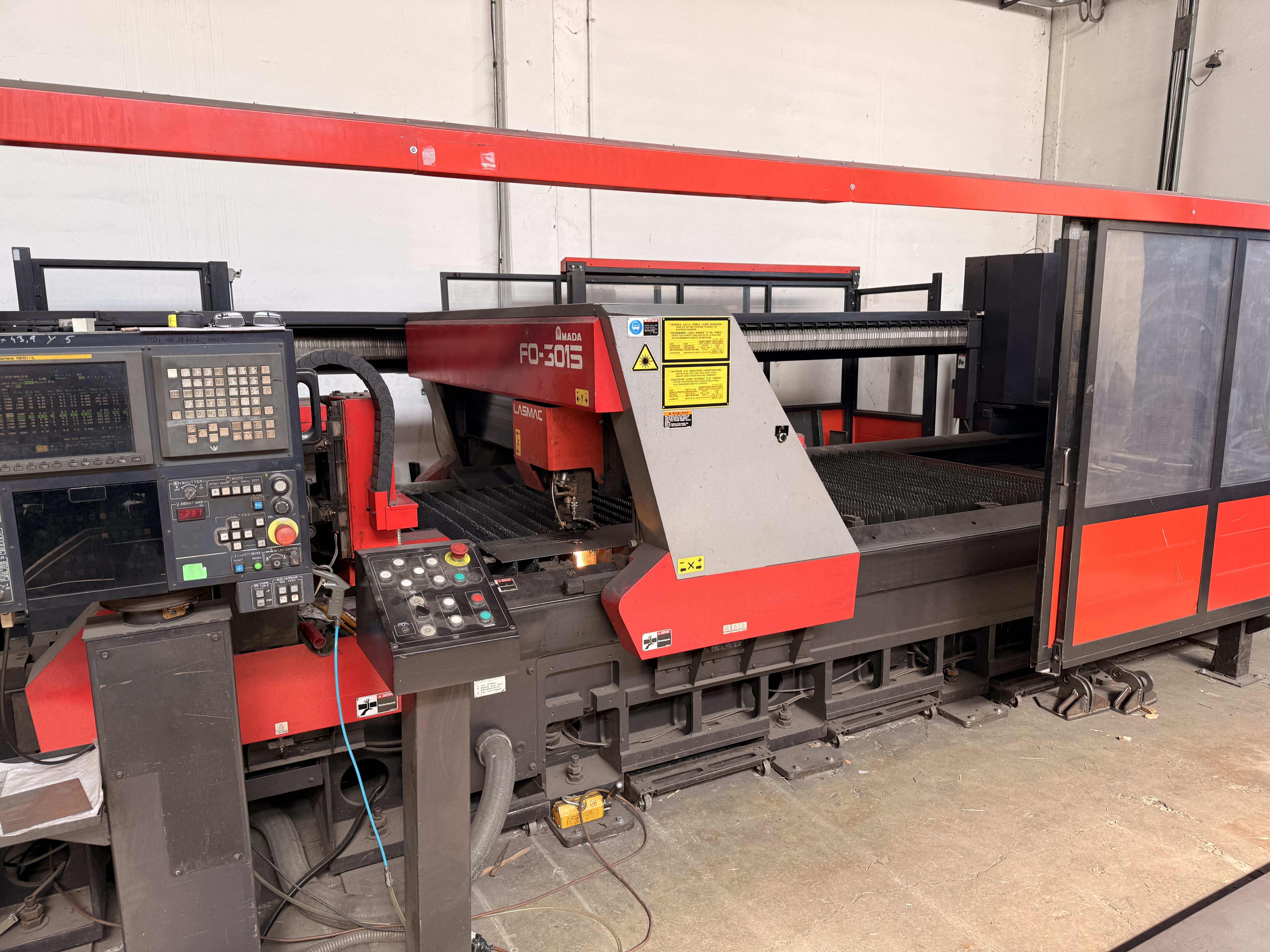 TAGLIO LASER Marca AMADA FO-3015 4KW in vendita - foto 2