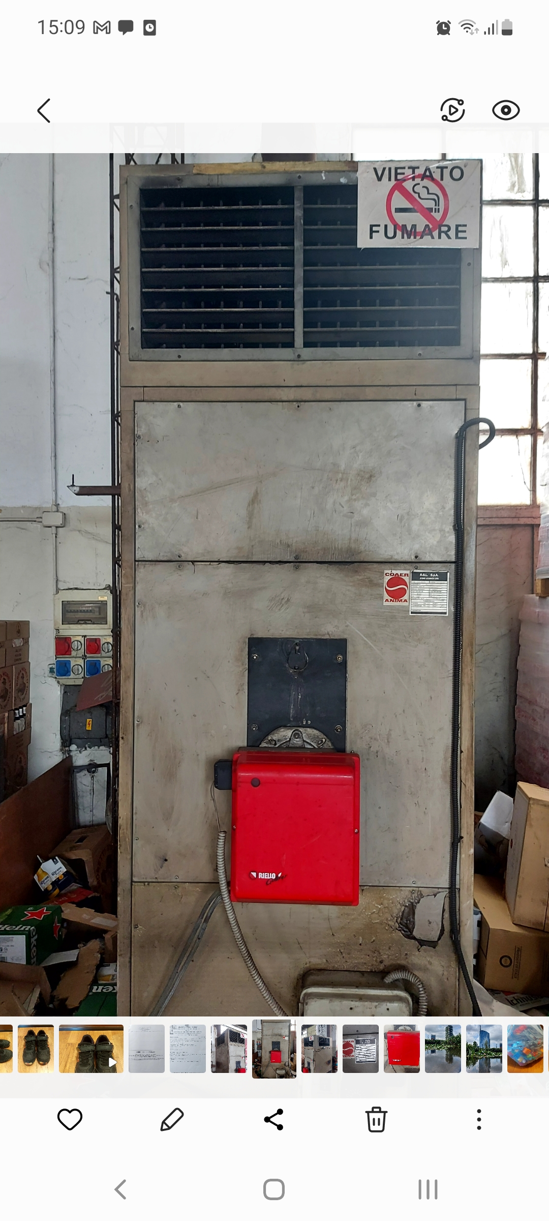 Generatore aria calda Riello ACR  125 in vendita - foto 1
