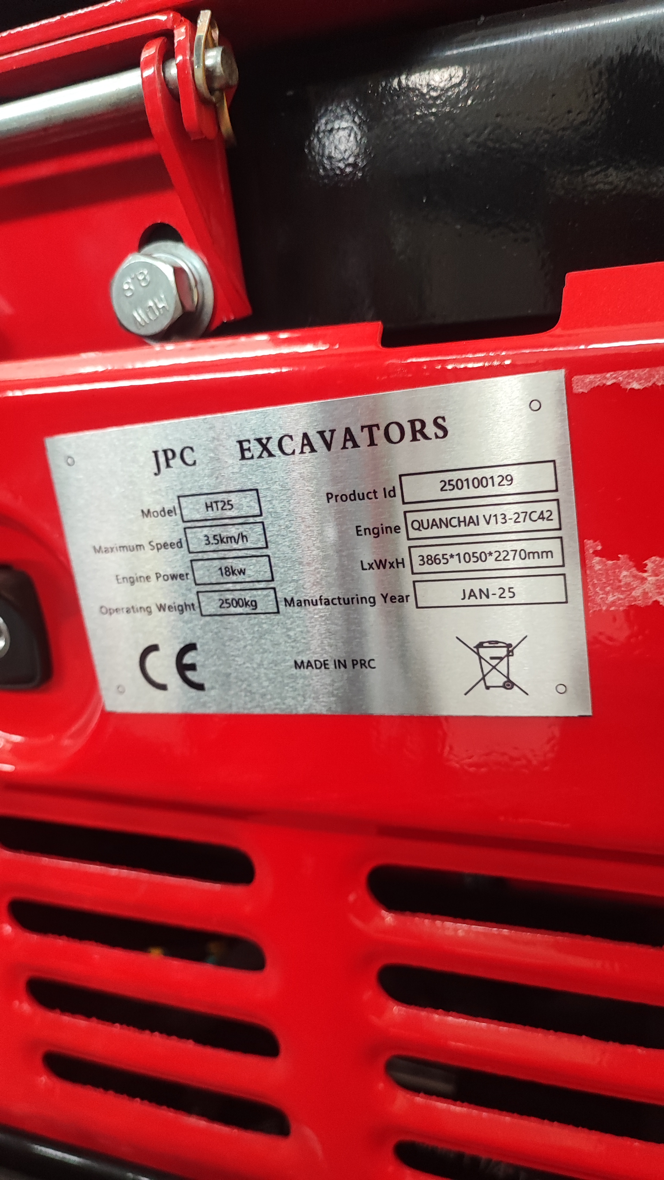 Miniescavatore JPC HT25 in vendita - foto 5