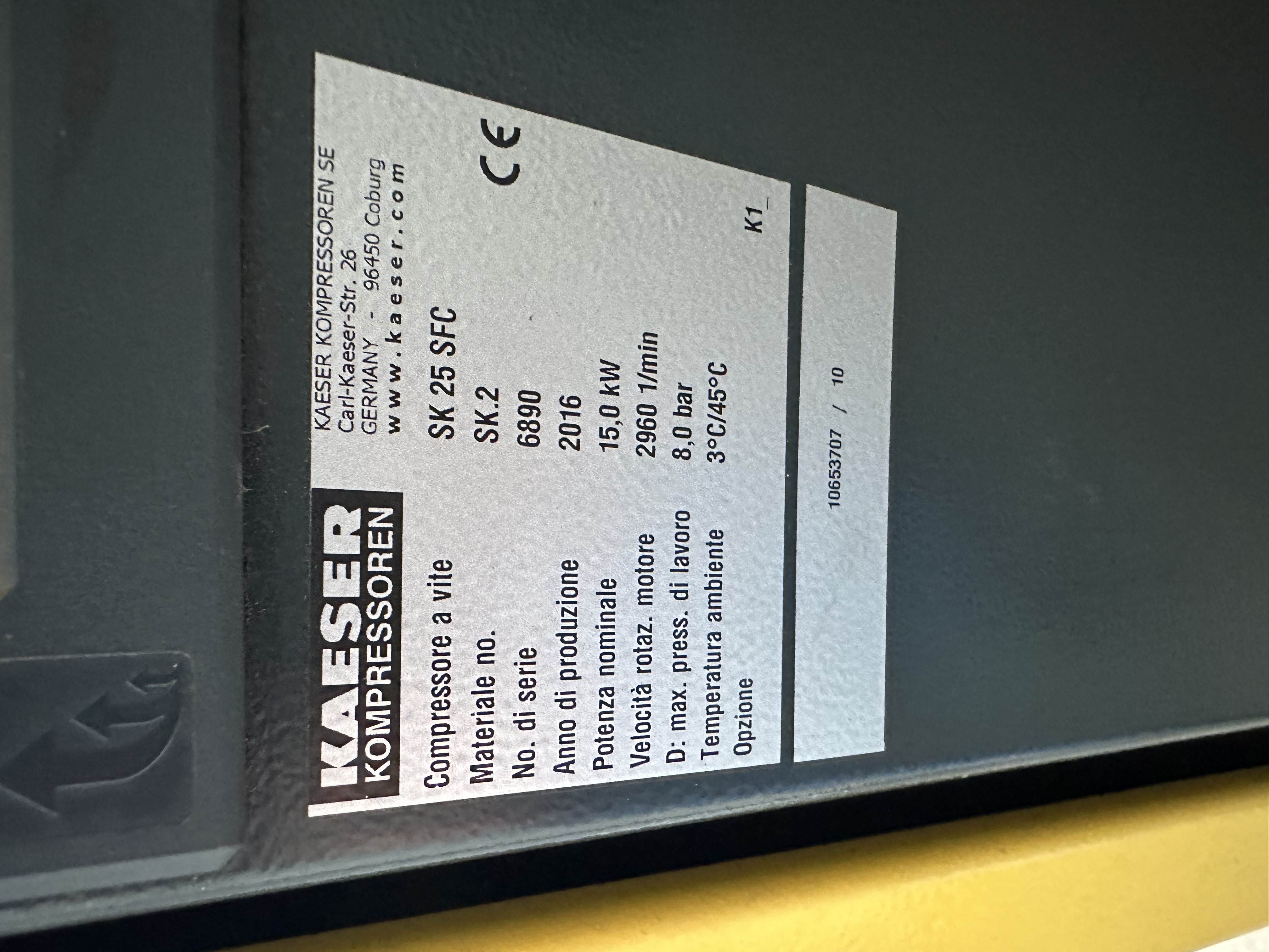 Compressore Kaiser SK25 SFC in vendita - foto 2