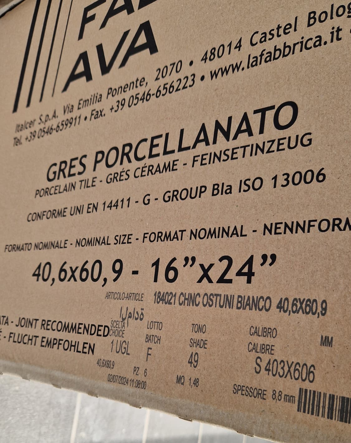 Gres effetto pietra 40x60 – 4,5 mq (3 scatole) Nuovo in vendita - foto 2