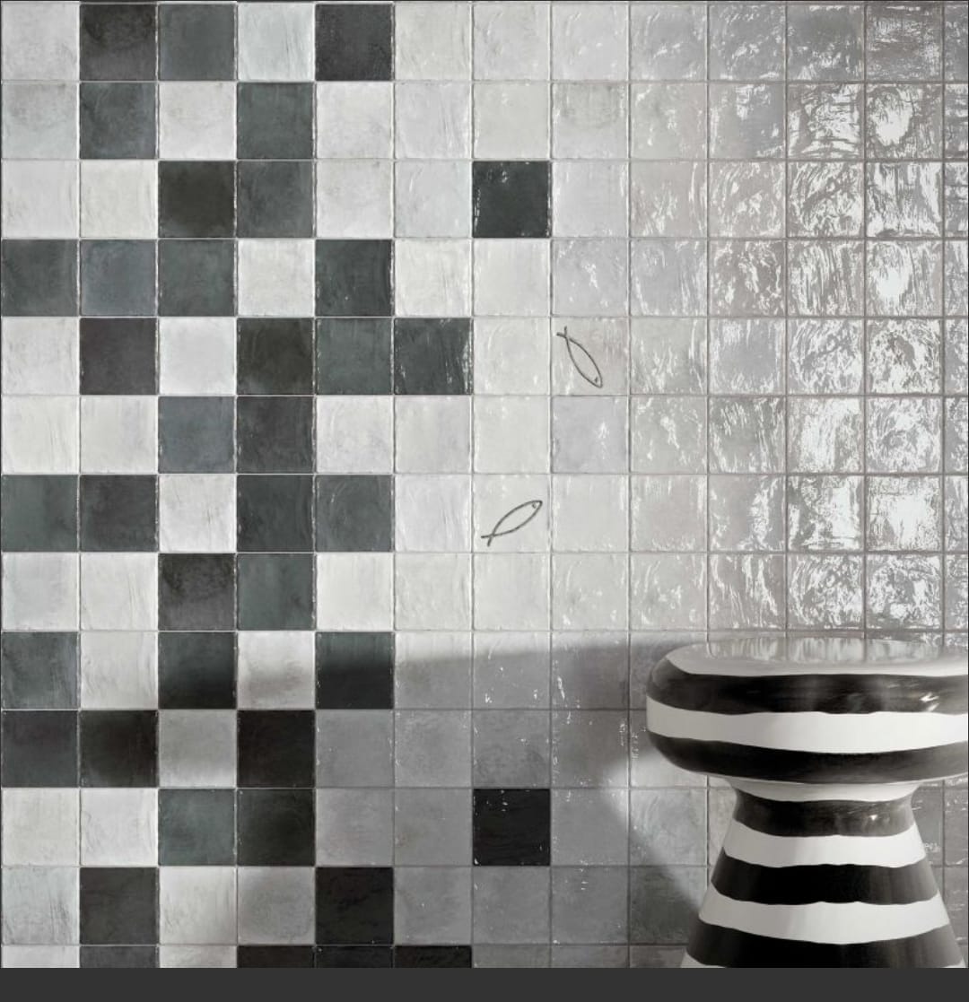 Piastrelle ABK Poetry 10x10 Bianco Pearl – 4,5mq in vendita - foto 1
