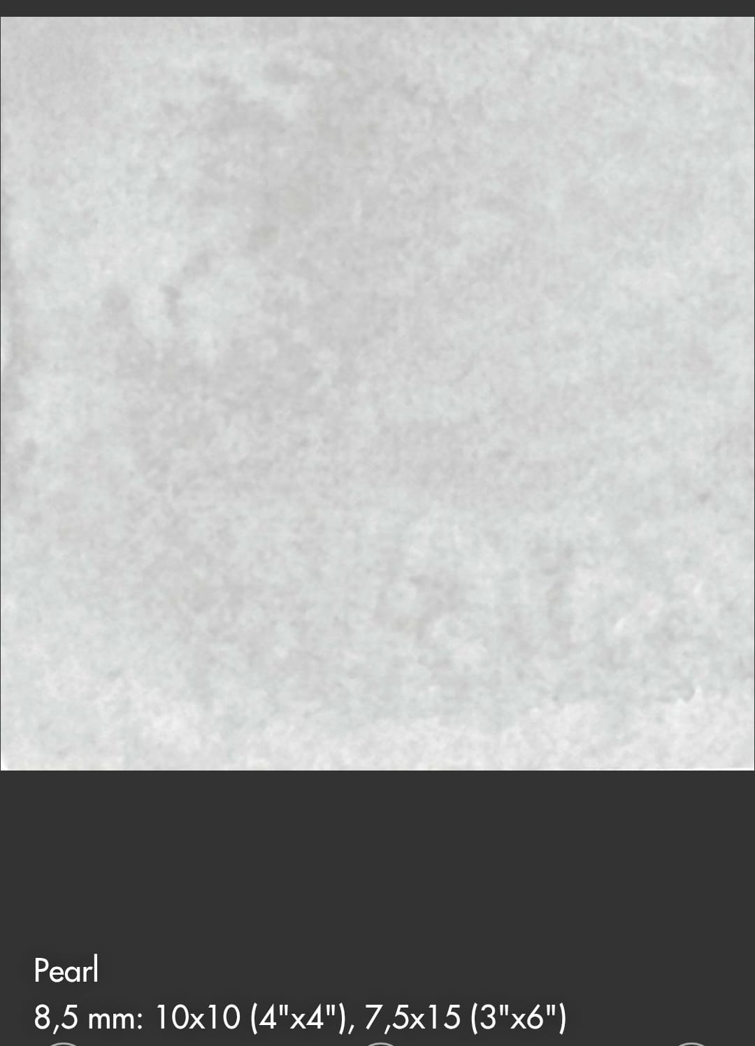 Piastrelle ABK Poetry 10x10 Bianco Pearl – 4,5mq in vendita - foto 3