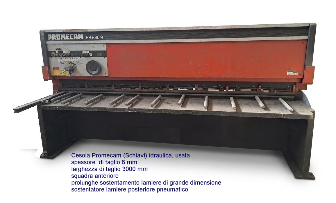 Cesoia Promecam (Schiavi) idraulica, usata in vendita - foto 1