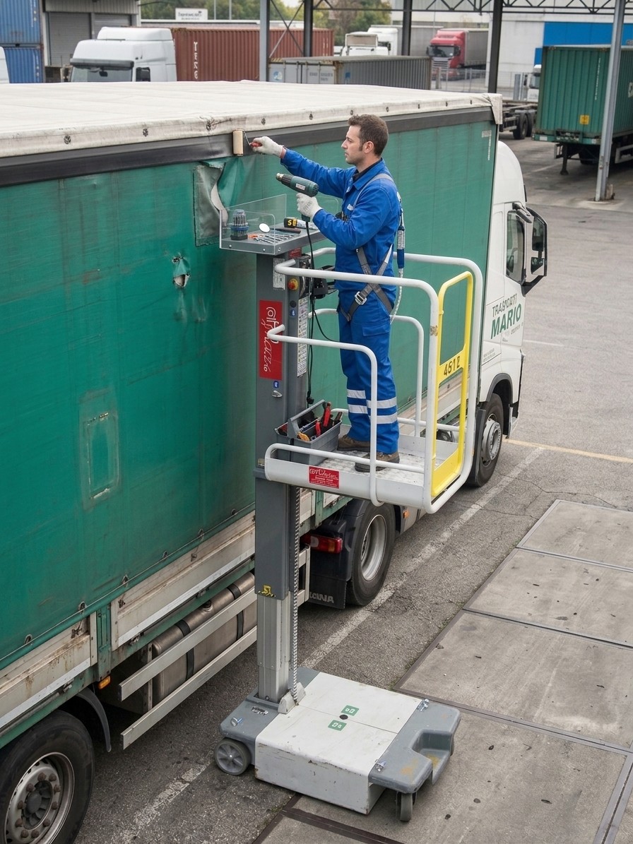 Piattaforma usata per lavori in quota 5 metri in vendita - foto 5