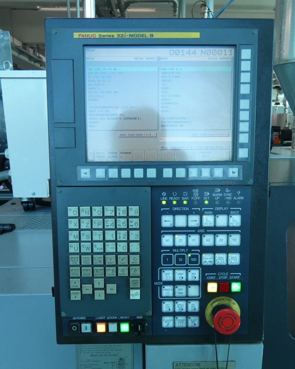 Tornio a fantina mobile Tsugami completo di caricatore in vendita - foto 8