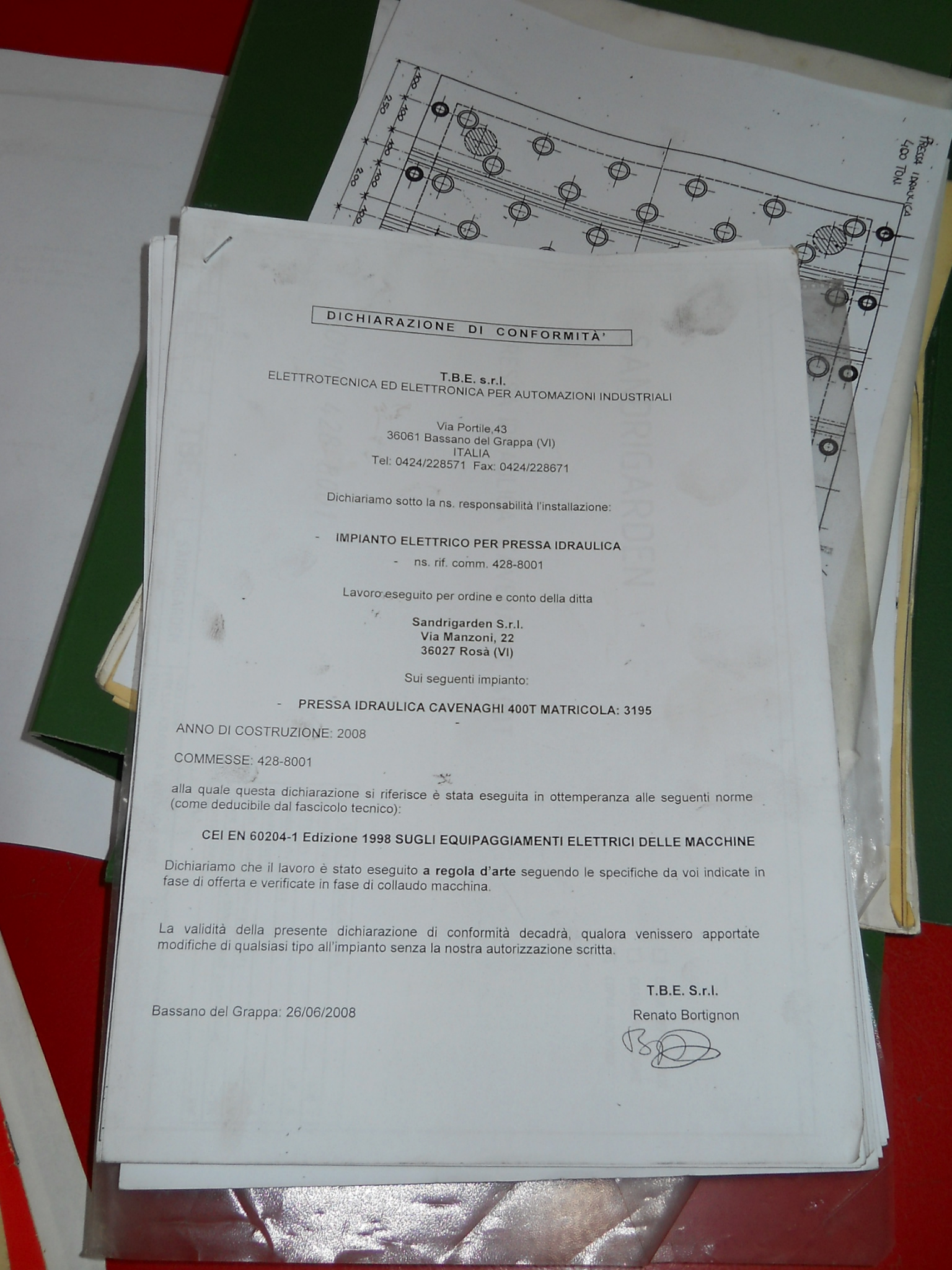 Pressa Oleodinamica CAVENAGHI e RIDOLFI a doppio m. in vendita - foto 7