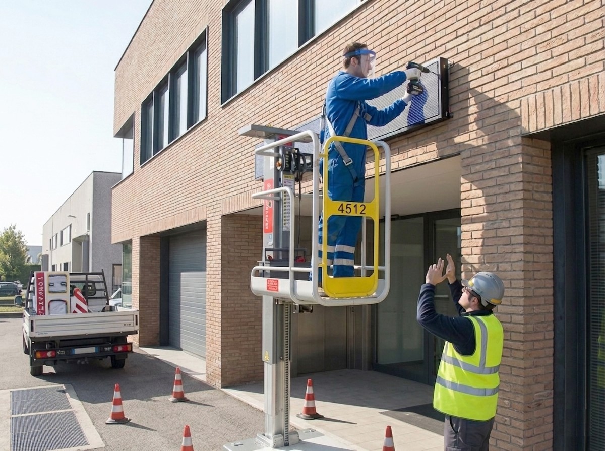 Piattaforma usata per lavori in quota 5 metri in vendita - foto 2