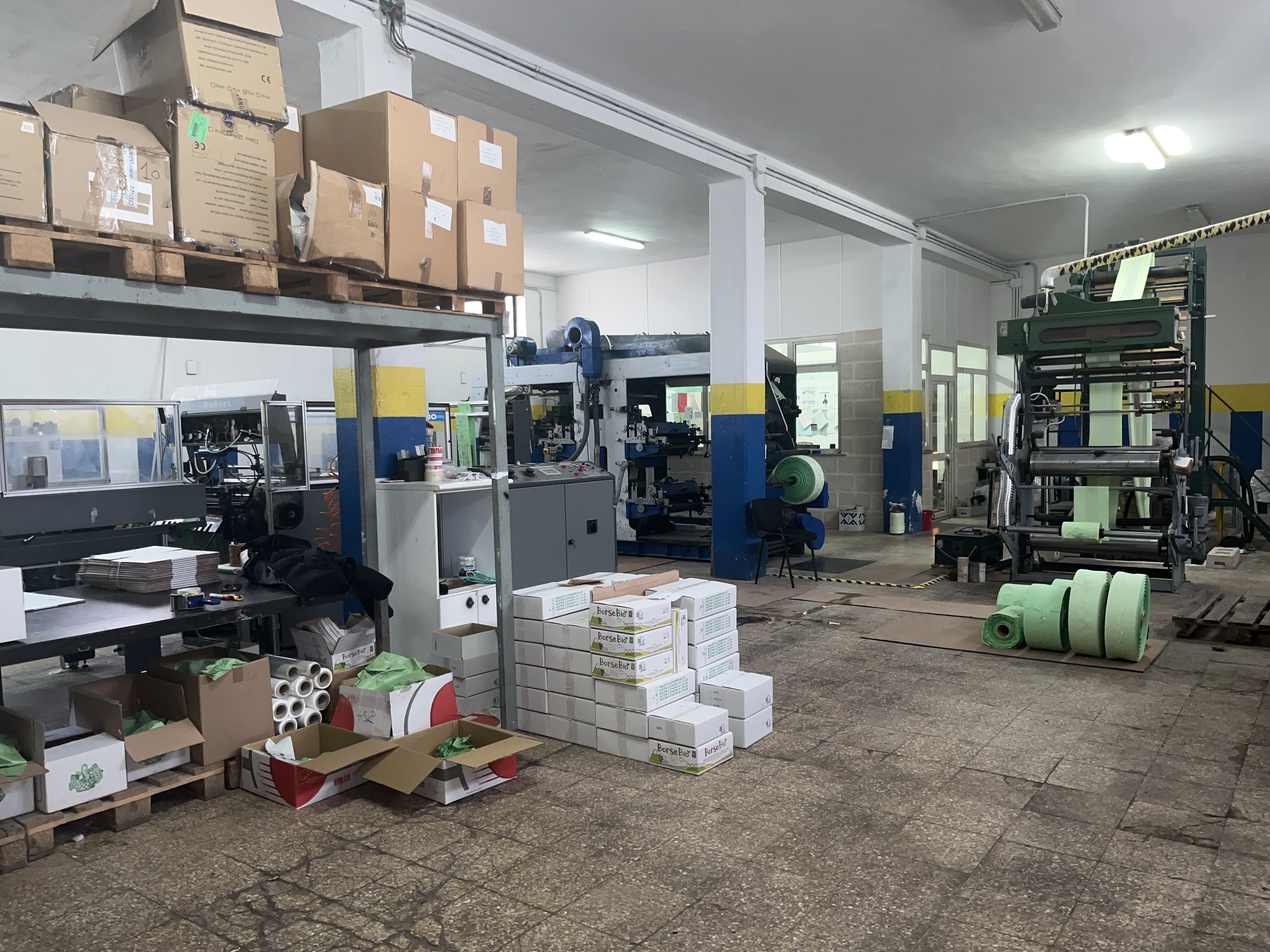 IMPIANTO COMPLETO PRODUZIONE SHOPPERS E FAGIOLO  in vendita - foto 1