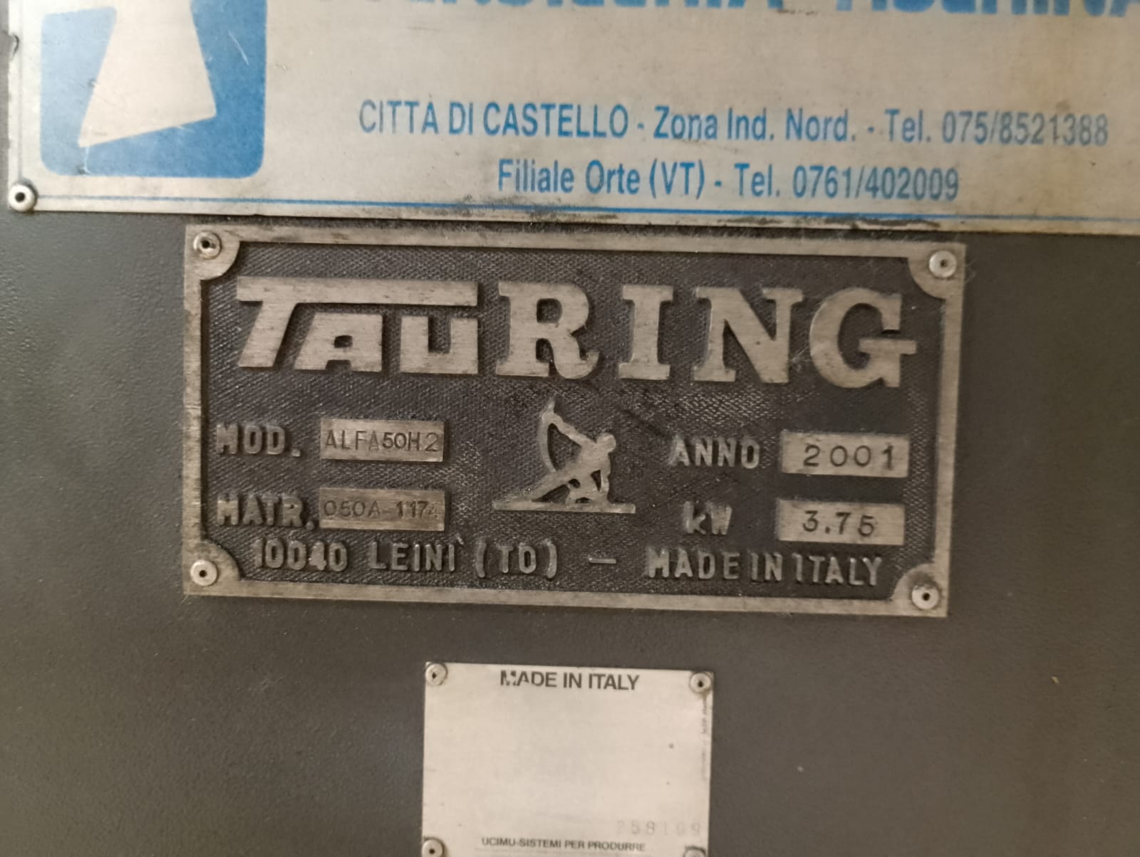 CURVATRICE CALANDRA TAURING MOD. ALFA 50 in vendita - foto 6