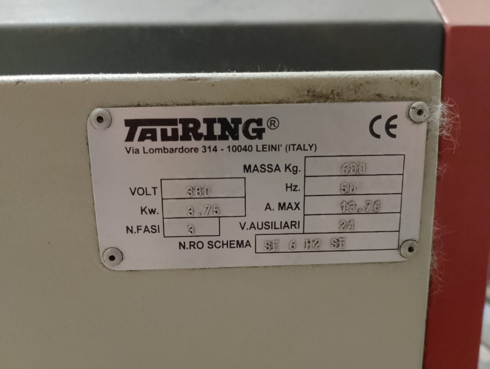 CURVATRICE CALANDRA TAURING MOD. ALFA 50 in vendita - foto 3