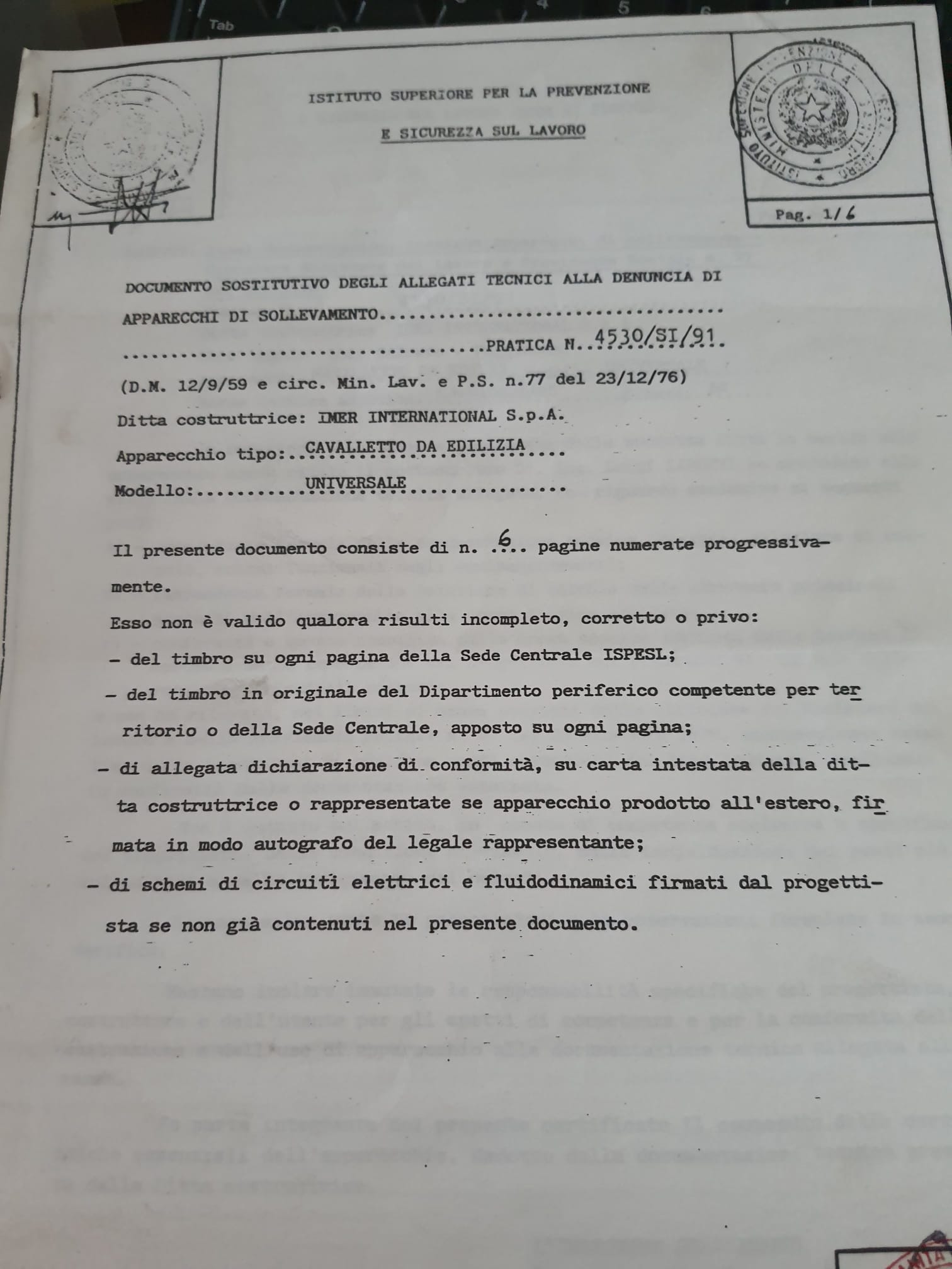 Imer cavalletto universale in vendita - foto 2