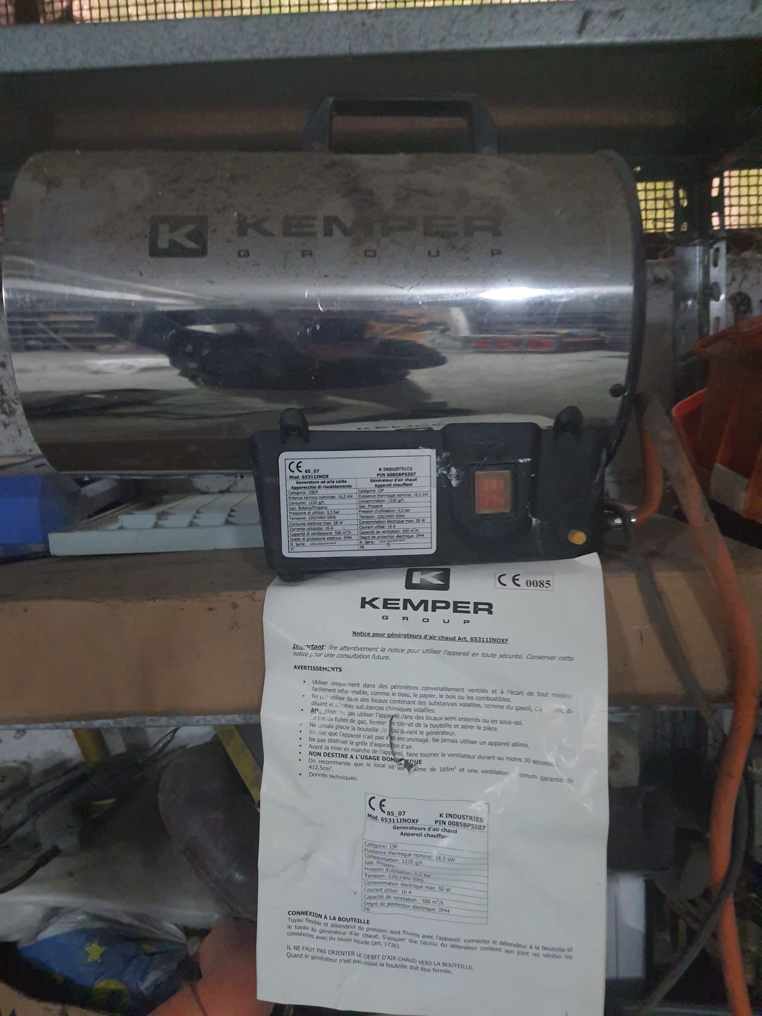 Generatore elettrico e generatore aria calda in vendita - foto 3