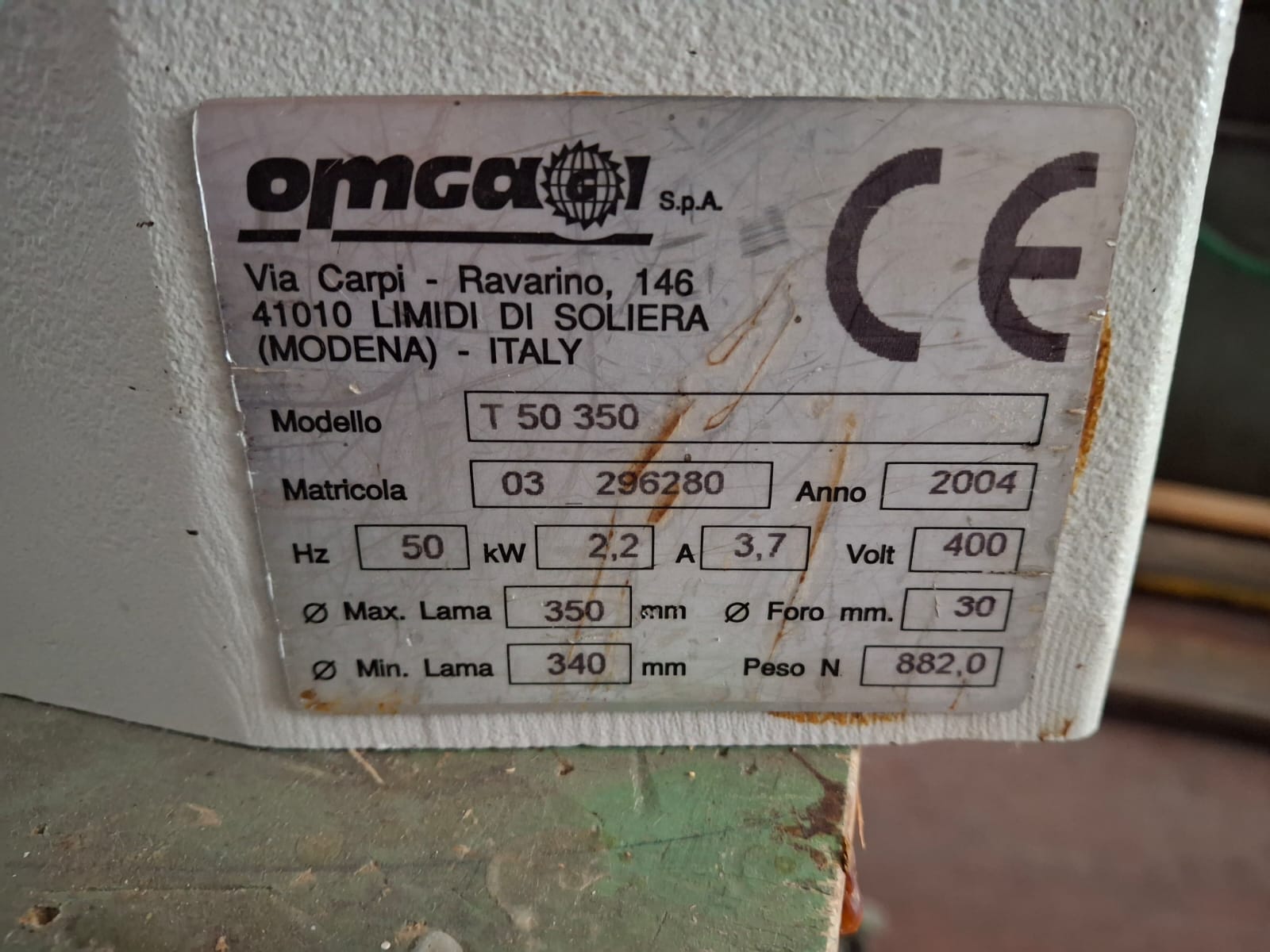 Troncatrice per legno OMGA in vendita - foto 2