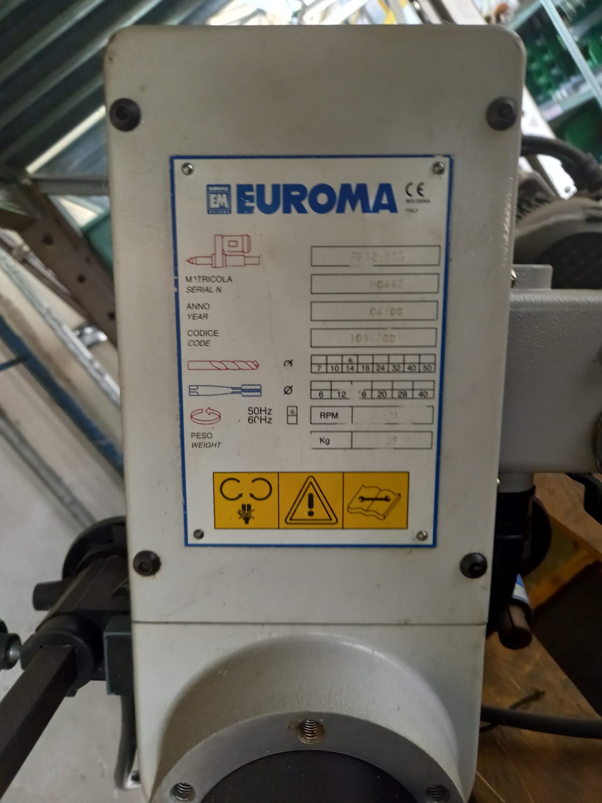 Unità di filettatura Euroma in vendita - foto 2