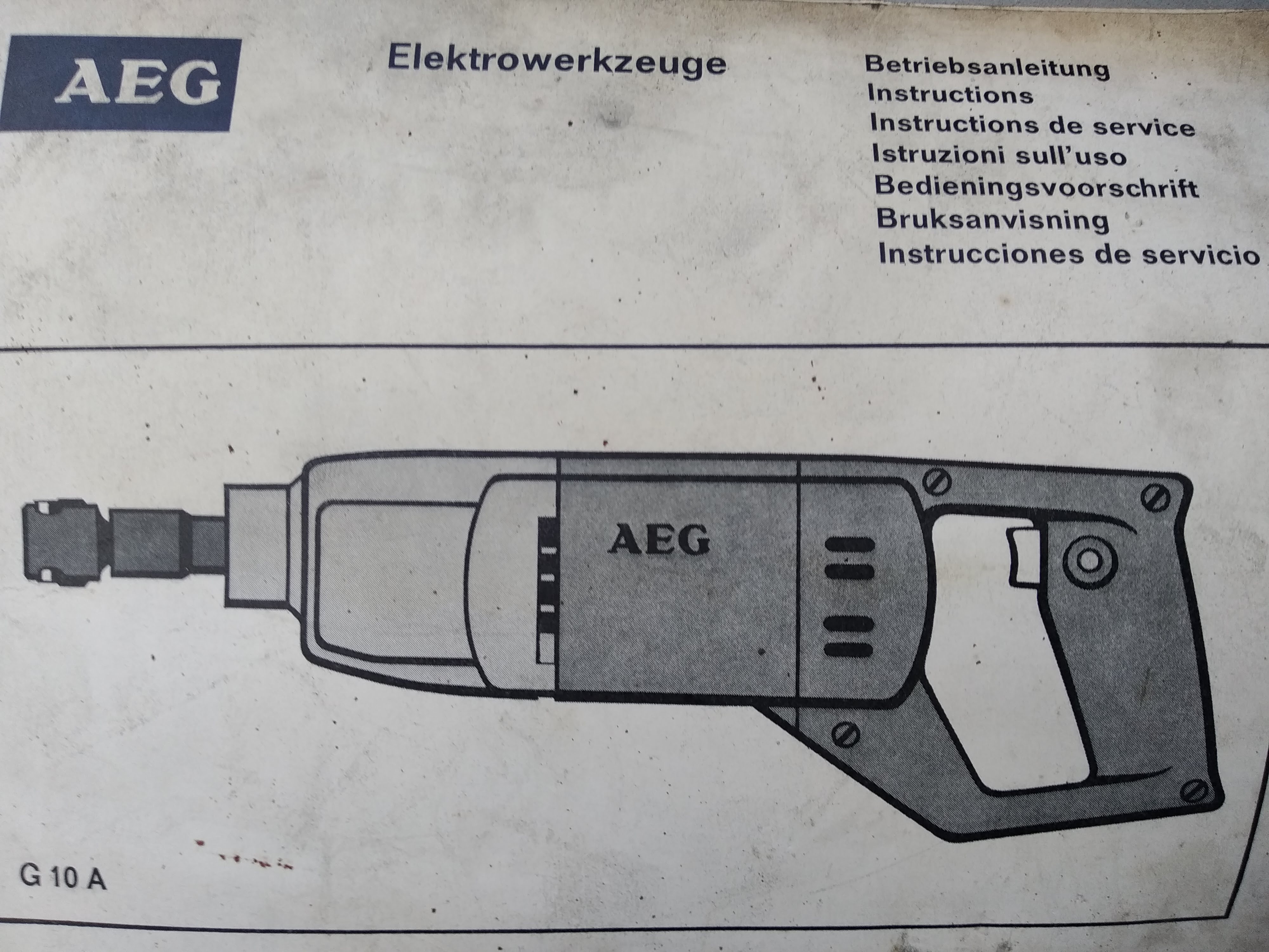 Maschiatrice elettrica   AEG in vendita - foto 3