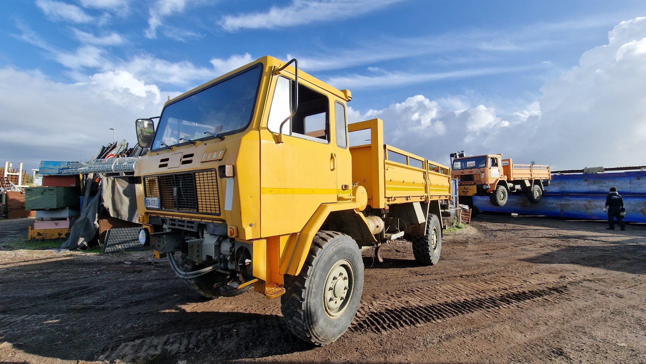 FIAT ACM 90 COMPELTO DI ATTACCO LAMA NEVE in vendita - foto 4