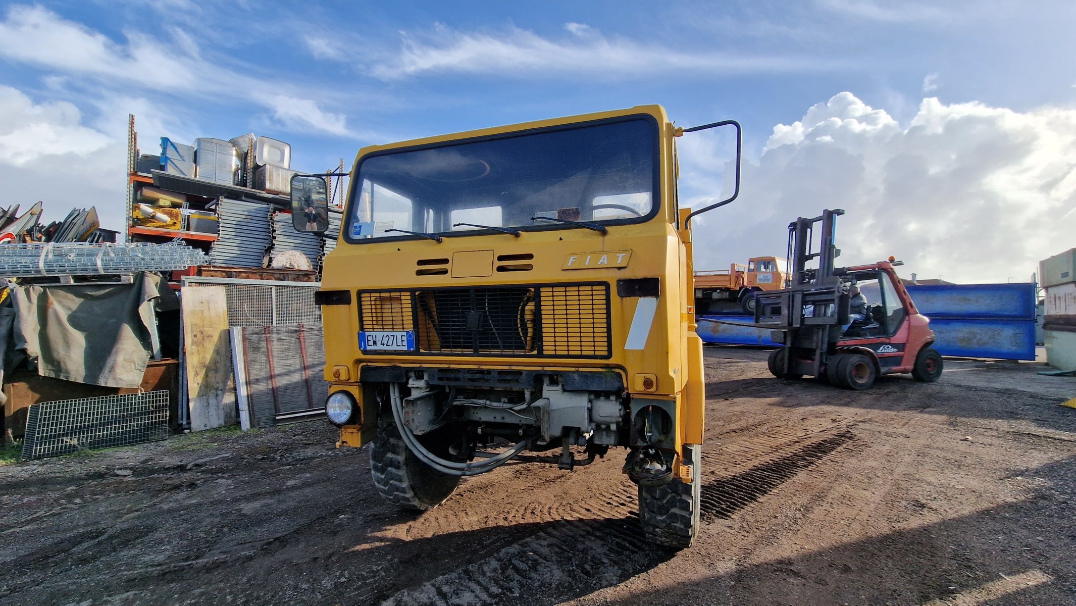 FIAT ACM 90 COMPELTO DI ATTACCO LAMA NEVE in vendita - foto 6