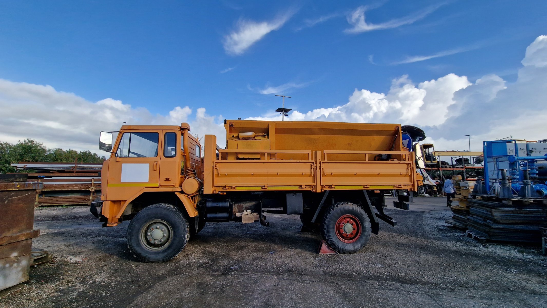 FIAT ACM 90 COMPLETO DI SPARGISALE E ATTACCO LAMA NEVE in vendita - foto 3
