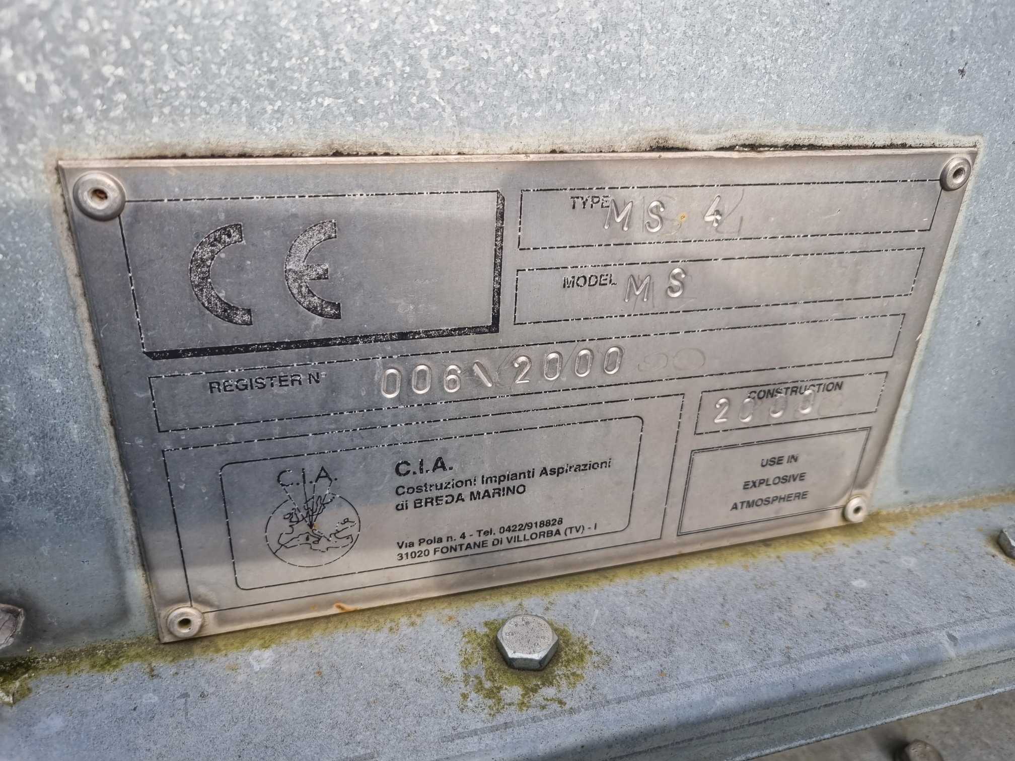 Impianto di aspirazione e filtrazione - CIMA MS 36/4 in vendita - foto 12