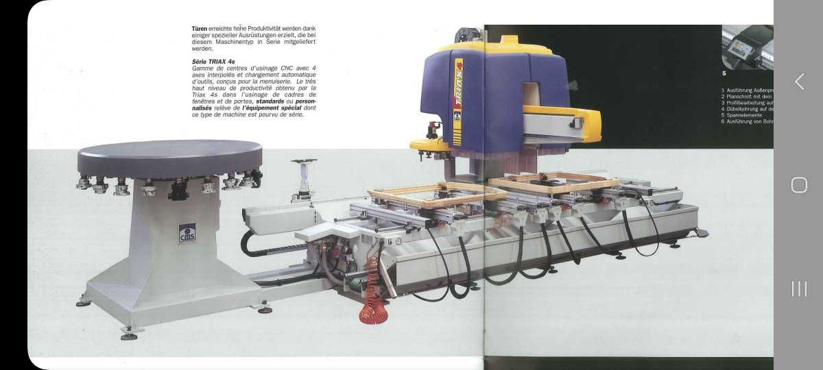 CENTRO DI LAVORO CNC - CMS TRIAX 4.50S TCU63-RR in vendita - foto 2