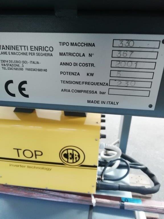 Saldatrice per lame a nastro - VANINETTI EV 330 in vendita - foto 5