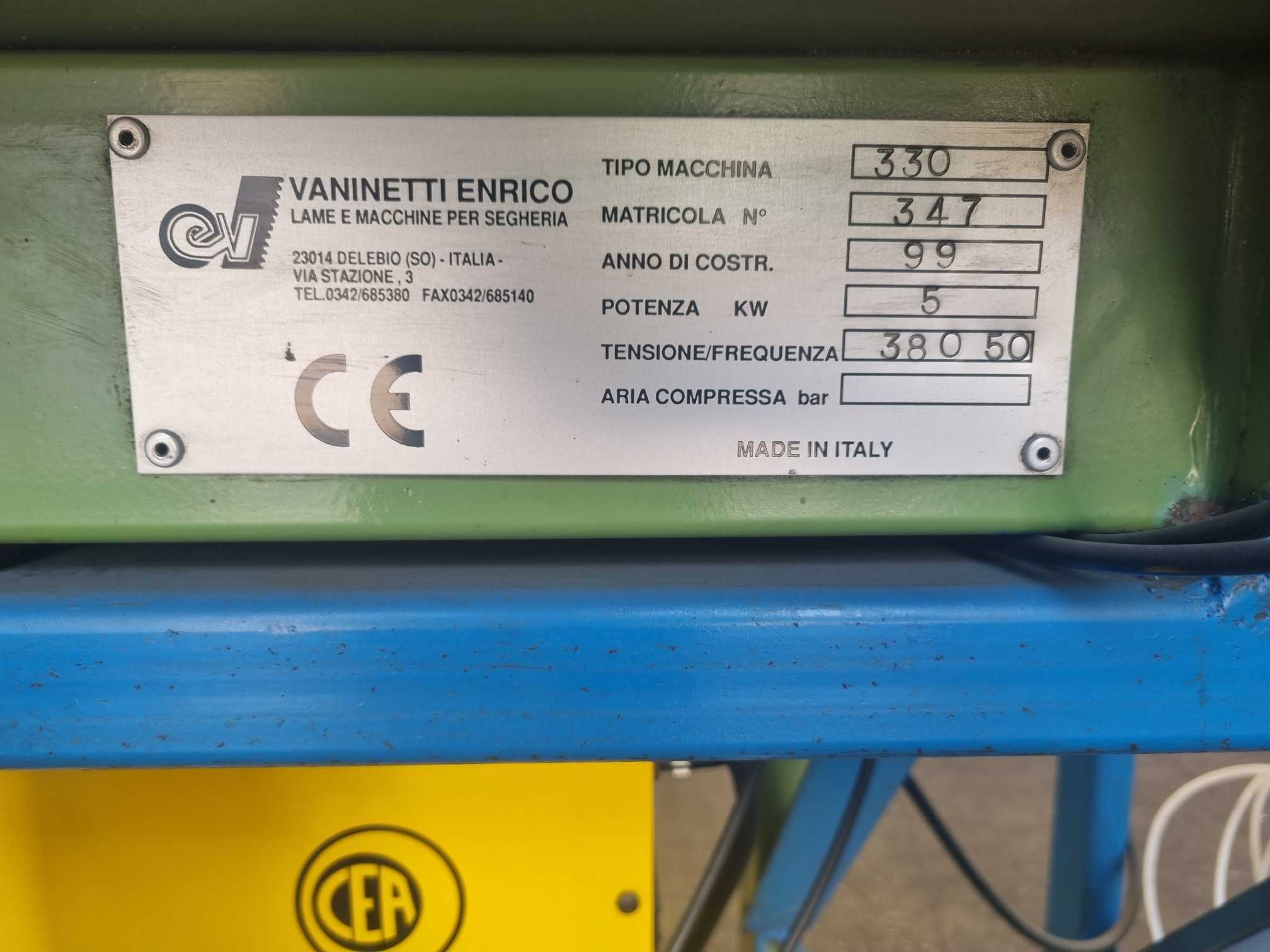 Saldatrice per lame a nastro - VANINETTI EV 330 in vendita - foto 10