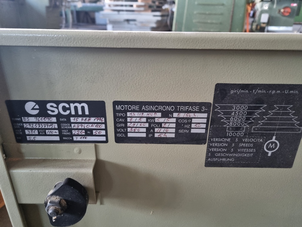 Toupie con albero inclinabile - SCM T110i in vendita - foto 5