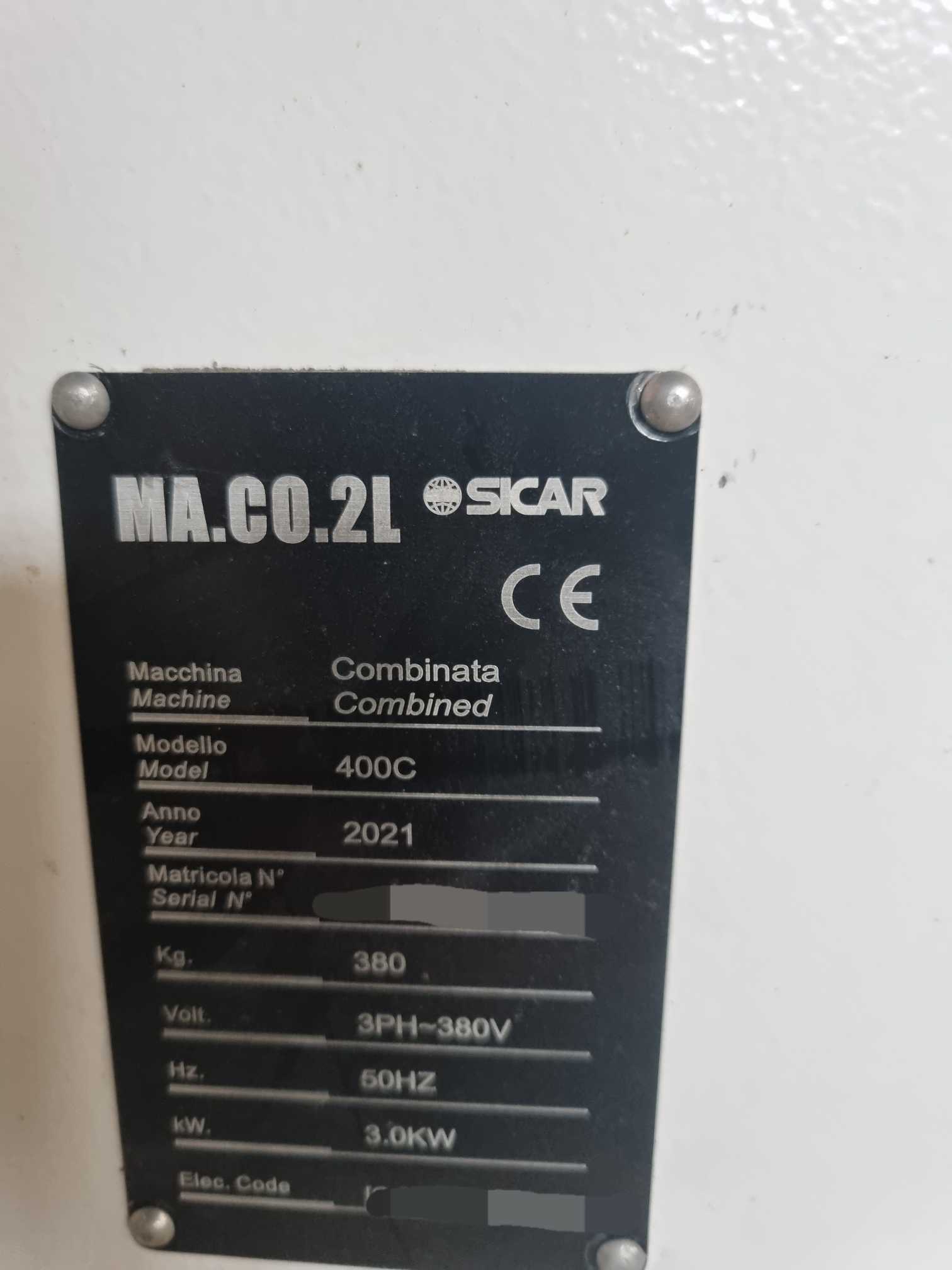 Combinata filo/spessore trifase - SICAR C400 in vendita - foto 9