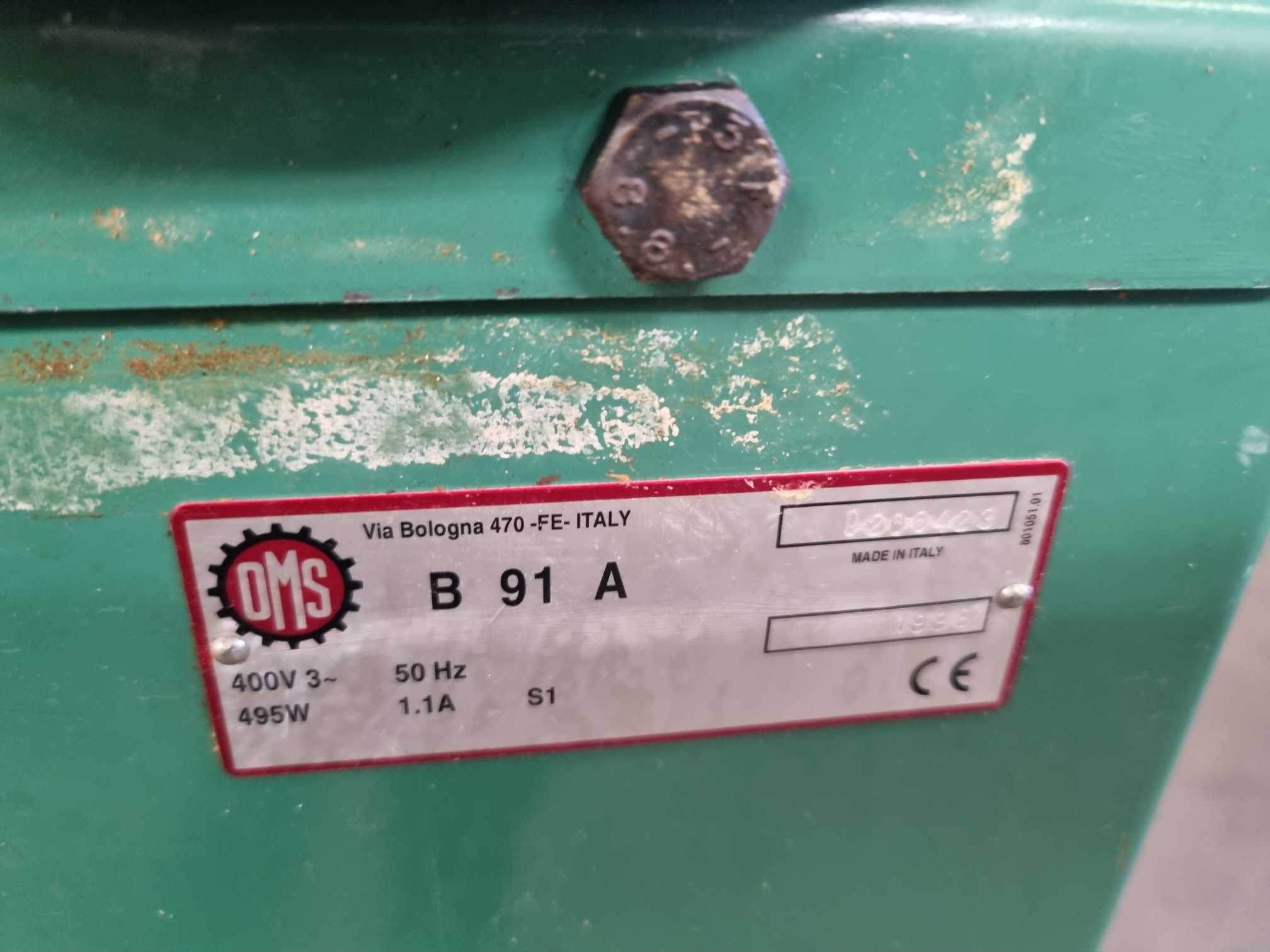 Troncatrice con banco aspirante - STB S4 / OMS B91A in vendita - foto 2