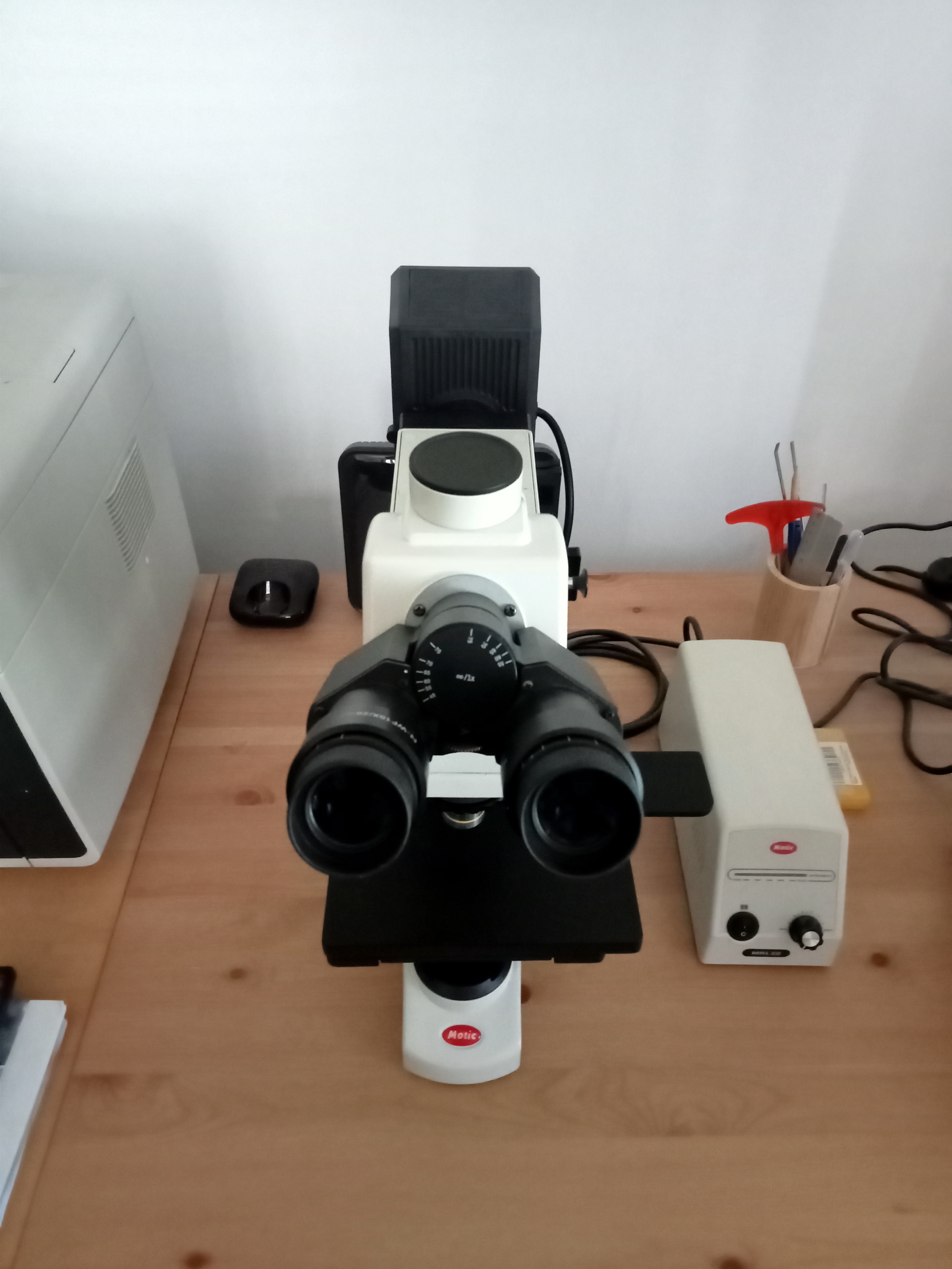 Microscopio ottico trinoculare Motic BA310 MET in vendita - foto 7