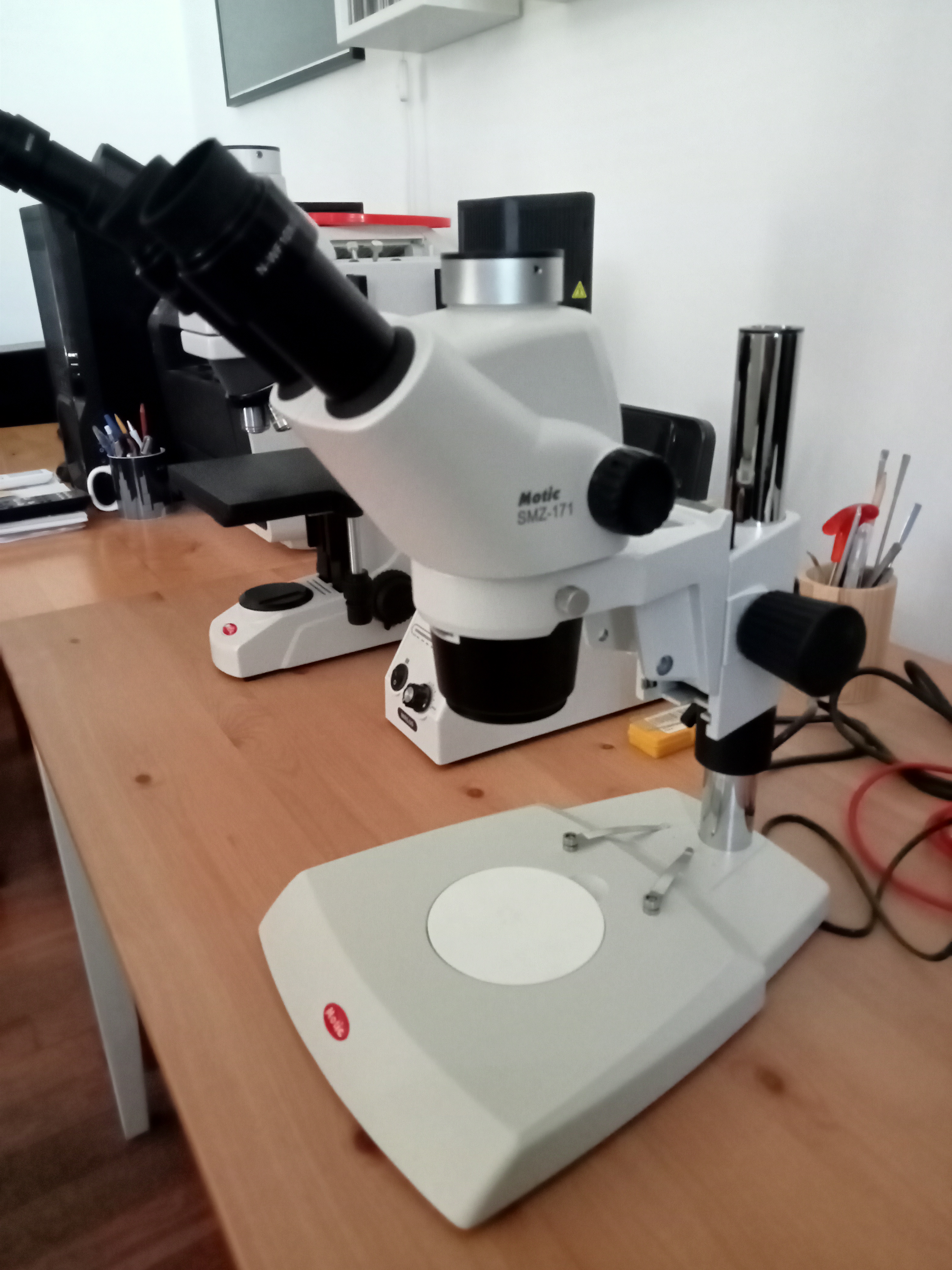 Microscopio stereo trinoculare Motic SMZ-171-TP in vendita - foto 1