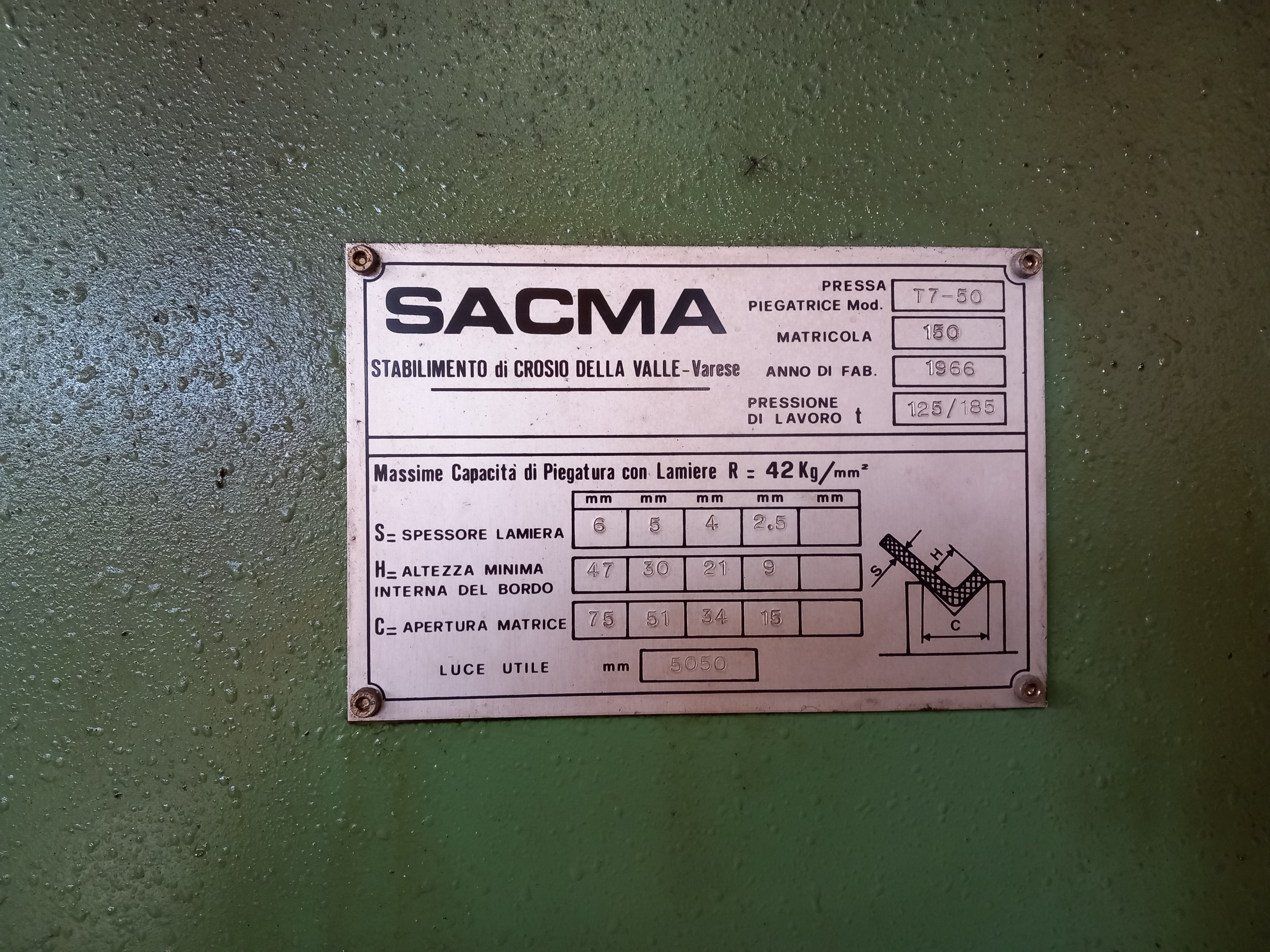 Pressa piegatrice Sacma in vendita - foto 3