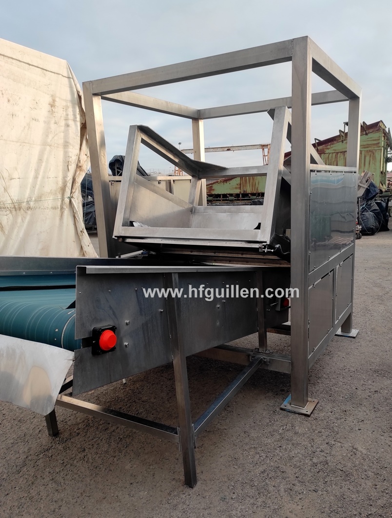 RIBALTATORE PER CASSA-PALLET CON NASTRO DI USCITA in vendita - foto 4