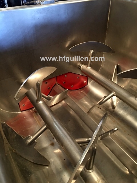 REF-1923 MESCOLATORE IMPASTATRICE PER CARNE 400 LITRI in vendita - foto 6