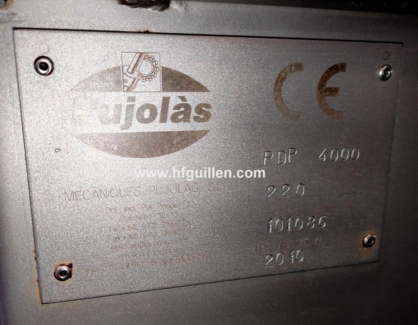 PRESSA FORMATRICE DI PROSCIUTTO D’ANATRA PUJOLÀS in vendita - foto 5