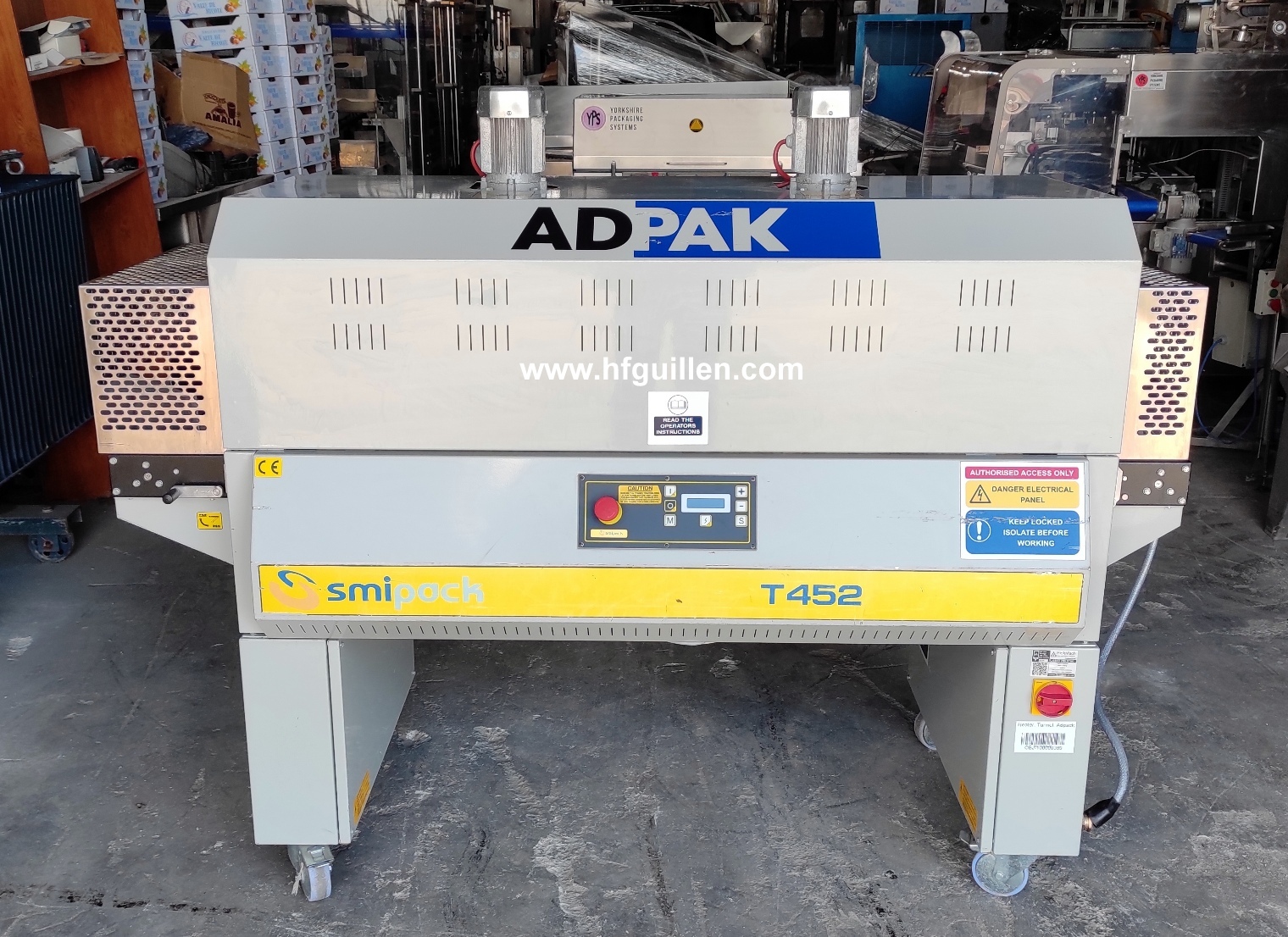 TUNNEL DI TERMORETRAZIONE SMIPACK T452 in vendita - foto 1