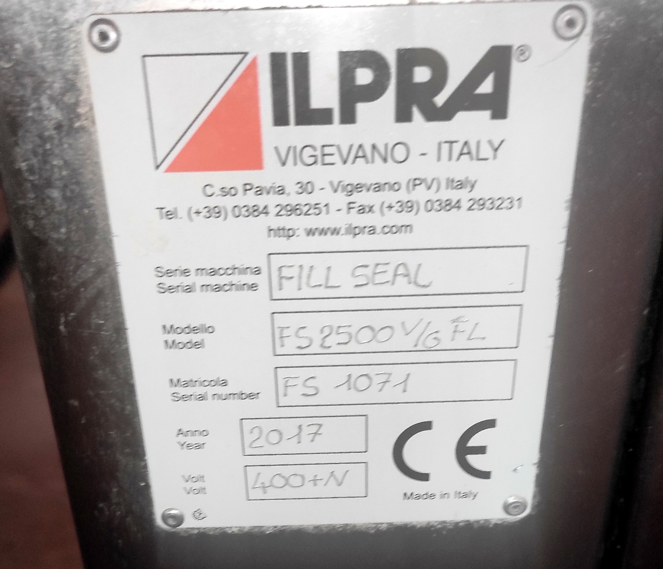 RIEMPITRICE SALDATRICE AUTOMATICA VASETTI ILPRA FS 2500 in vendita - foto 13
