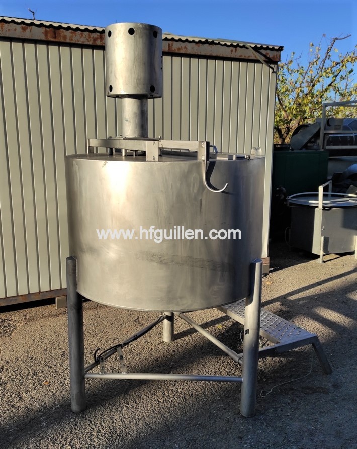REF-2400 SERBATOIO INOX CON AGITATORE TOWNSEND 900 Ltr in vendita - foto 3